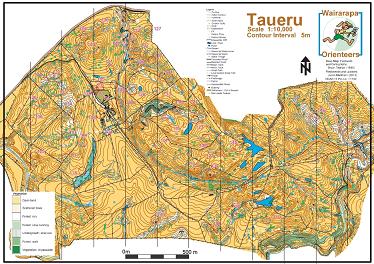 Taueru Exporer Rogaine Map
