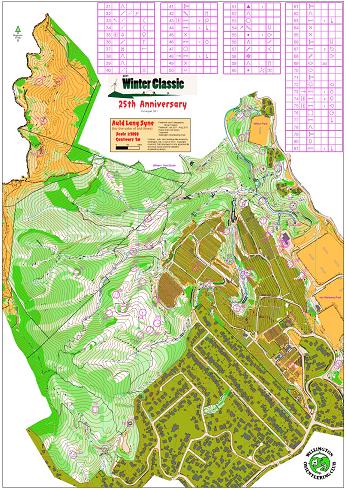 Challange Rogain Map